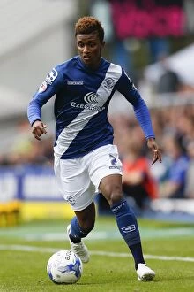 Images Dated 12th September 2015: Demarai Gray in Action: Birmingham City vs. Bristol City, Sky Bet Championship at St. Andrews