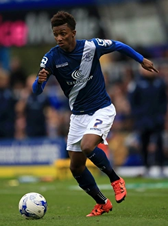 Demarai Gray in Action: Birmingham City vs. Queens Park Rangers, Sky Bet Championship at St. Andrew's