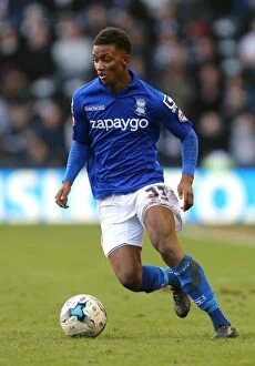Images Dated 7th March 2015: Demarai Gray in Action: Birmingham City vs Derby County at iPro Stadium (Sky Bet Championship)