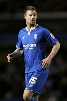 Images Dated 6th March 2012: Determined Wade Elliott Leads Birmingham City in FA Cup Upset Against Chelsea (5th Round Replay)