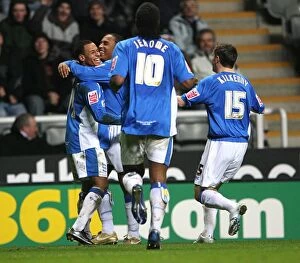 FA Cup Round 3 Replay, 17-01-2007 v Newcastle United, St. James' Park Collection: DJ Campbell's Five-Goal Blitz: Birmingham City's Historic FA Cup Upset Against Newcastle United
