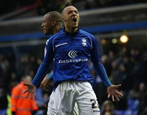 Images Dated 9th March 2013: Double Trouble: Nathan Redmond and Wes Thomas's Strike Force in Birmingham City's Championship
