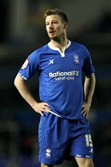 Images Dated 6th March 2012: FA Cup 2012: Wade Elliott's Determined Performance - Birmingham City vs