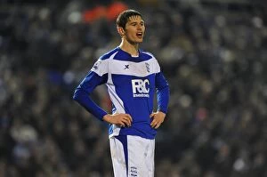 FA Cup Round 5, 19-02-2011 v Sheffield Wednesday, St. Andrew's Collection: FA Cup Fifth Round Showdown: Nikola Zigic's Epic Performance for Birmingham City against Sheffield
