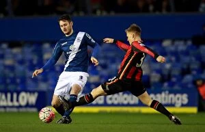 Emirates FA Cup - Birmingham City v AFC Bournemouth - Third Round - St. Andrews Collection: FA Cup Showdown: Grounds vs Cook - Birmingham City vs AFC Bournemouth: Clash of Defenders at St