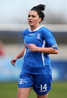 Images Dated 21st April 2013: FA WSL Clash at DCS Stadium: Melissa Lawley of Birmingham City Ladies in Action against Lincoln