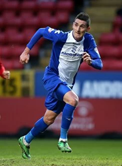 Images Dated 8th February 2014: Federico Macheda's Thrilling Performance: Birmingham City vs Charlton Athletic