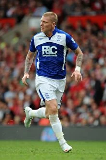 Images Dated 16th August 2009: Garry O'Connor at Old Trafford: Birmingham City vs. Manchester United - Barclays Premier League