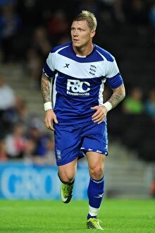 Images Dated 3rd August 2010: Gary O'Connor Leads Birmingham City in Pre-Season Clash Against Milton Keynes Dons (03-08-2010)
