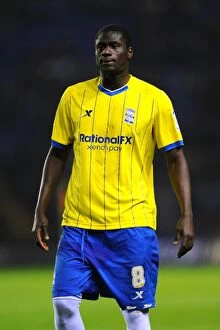 Images Dated 13th March 2012: Guirane N'Daw at The King Power Stadium: Leicester City vs. Birmingham City (Championship)