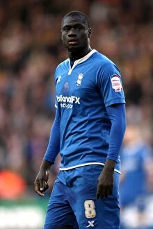 Images Dated 4th May 2012: Guirane N'Daw's Determined Performance: Birmingham City vs. Blackpool