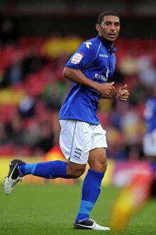 Images Dated 25th August 2012: Hayden Mullins Inspires Birmingham City: Npower Championship Battle at Vicarage Road Against