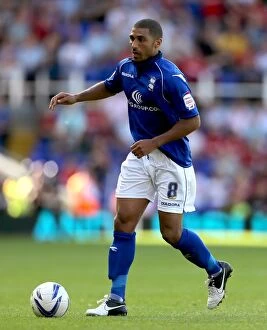Images Dated 18th August 2012: Hayden Mullins Leads Birmingham City Against Charlton Athletic at St