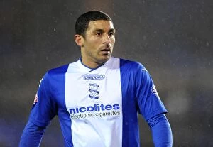 Sky Bet Championship : Brighton and Hove Albion v Birmingham City : AMEX Stadium : 11-01-2014 Collection: Hayden Mullins Leads Birmingham City in FA Cup Third Round Replay Against Bristol Rovers at AMEX