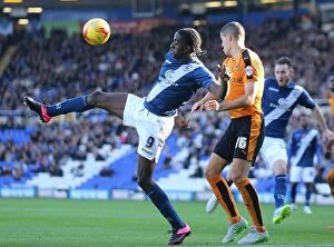 Images Dated 31st October 2015: Intense Battle for Supremacy: Birmingham City vs. Wolves in Sky Bet Championship