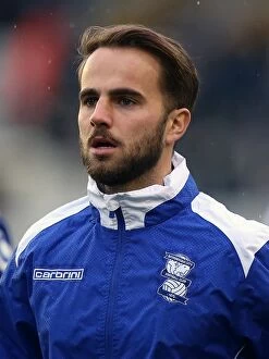 Sky Bet Championship - Birmingham City v Derby County - St. Andrew's Collection: Intense Championship Showdown: Birmingham City vs Derby County - Andrew Shinnie's Battle at St