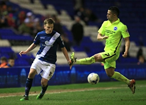 Intense Rivalry: Biram Kayal vs. Stephen Gleeson - Battle for the Ball (Birmingham City vs. Brighton and Hove Albion, Sky Bet Championship)