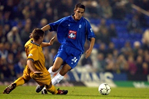 Intense Rivalry: Darren Carter vs Chris Lucketti - A Battle to Remember in the 2002 Worthington Cup (Birmingham City vs Preston North End)