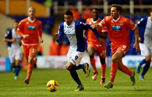 Intense Rivalry: Jesse Lingard vs Dan Gosling Showdown at Birmingham City vs Blackpool Championship Match