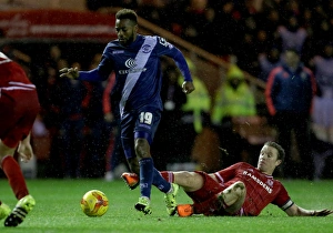 Intense Rivalry: Maghoma vs Leadbitter Tackle in Sky Bet Championship Clash at Riverside Stadium