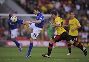 Images Dated 25th August 2012: Intense Rivalry: Murray vs. Spector Clash in Birmingham City vs
