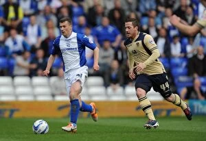 Images Dated 26th April 2014: Intense Rivalry: Paul Caddis vs. Ross McCormack Battle for Championship Supremacy