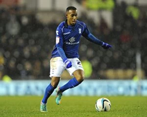 Images Dated 24th November 2012: Intense Rivalry: Rob Hall's Determined Performance in Derby County vs Birmingham City