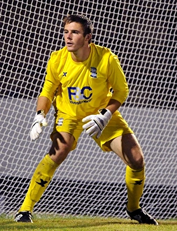 Jack Butland in Action: Birmingham City XI vs. Harrow Borough (10-08-2010, Earlsmead Stadium)