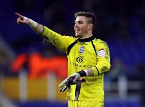 Images Dated 9th March 2013: Jack Butland on Guard: Birmingham City vs Derby County in Npower Championship (09-03-2013)