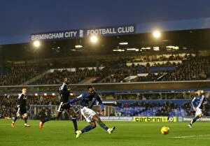 Images Dated 2nd January 2016: Jacques Maghoma Scores the Opening Goal: Birmingham City vs. Brentford (Sky Bet Championship)