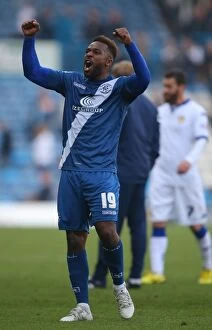Images Dated 3rd October 2015: Jacques Maghoma's Euphoric Moment: Birmingham City's Dramatic Victory at Elland Road