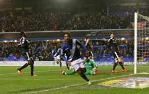 Images Dated 2nd January 2016: Jacques Maghoma's Thrilling First Goal for Birmingham City against Brentford (Sky Bet Championship)