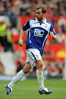 Images Dated 16th August 2009: James McFadden: Birmingham City's Star Performance at Old Trafford Against Manchester United