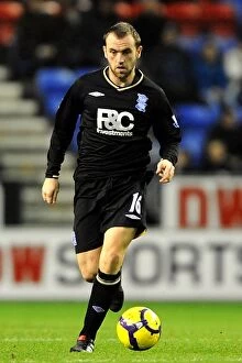 Images Dated 5th December 2009: James McFadden's Game-Winning Goal for Birmingham City vs. Wigan Athletic (05-12-2009, DW Stadium)