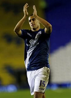 Images Dated 18th December 2015: James Vaughan's Thrilling Championship Victory Celebration: Birmingham City Overpowers Cardiff