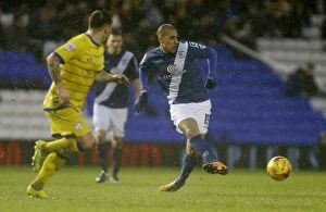 Images Dated 6th February 2016: James Vaughan's Thrilling Performance: Birmingham City vs Sheffield Wednesday