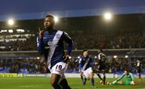Images Dated 2nd January 2016: Jaques Maghoma's Thrilling Debut Goal: Birmingham City vs. Brentford (Sky Bet Championship)