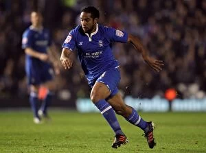 Images Dated 19th November 2011: Jean Beausejour in Action: Birmingham City vs Peterborough United (Championship Clash, 19-11-2011)
