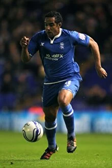 Images Dated 22nd November 2011: Jean Beausejour in Action: Birmingham City vs Burnley (Npower Championship, 22-11-2011)