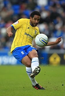 Images Dated 4th December 2011: Jean Beausejour in Action: Birmingham City vs Cardiff City, Npower Championship (04-12-2011)