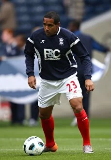 Images Dated 18th September 2010: Jean Beausejour at The Hawthorns: Birmingham City vs. West Bromwich Albion