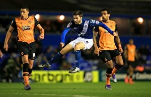 Images Dated 3rd March 2016: Jon Toral Scores First Goal for Birmingham City against Hull in Sky Bet Championship Match at St