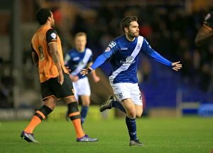 Images Dated 3rd March 2016: Jon Toral Scores the Opener: Birmingham City vs. Hull City, Sky Bet Championship (St. Andrews)