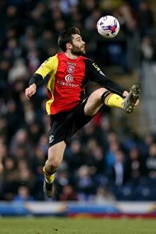 Images Dated 8th March 2016: Jon Toral Shines in Birmingham City's Sky Bet Championship Clash against Blackburn Rovers at Ewood