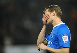 Images Dated 26th November 2011: Jonathan Spector in Action: Birmingham City vs. Blackpool (November 26, 2011) - Bloomfield Road