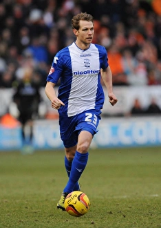 Jonathan Spector in Action: Birmingham City vs. Blackpool, Sky Bet Championship (22-02-2014)