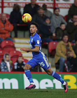 Josh Cogley in Action: Birmingham City vs. Brentford, Sky Bet Championship