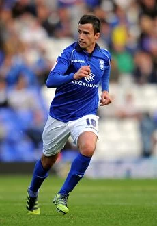 Images Dated 22nd September 2012: Keith Fahey in Action: Birmingham City vs. Barnsley, Championship Clash at St