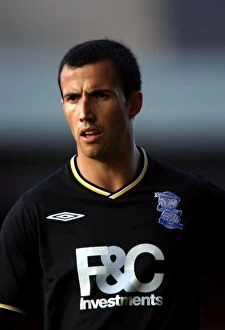Images Dated 4th August 2009: Keith Fahey in Action: Birmingham City vs Crewe Alexandra (2009) - The Alexandra Stadium