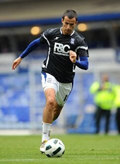 Images Dated 7th August 2010: Keith Fahey Leads Birmingham City Against Mallorca in Pre-Season Clash (07-08-2010)